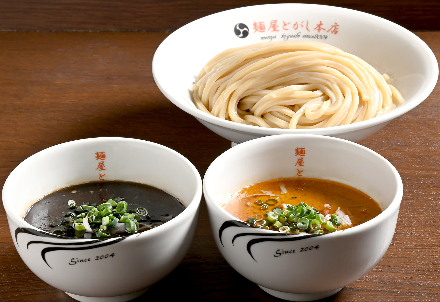 【送料お得】濃厚つけ麺・白(海老)3食+黒(カツオ)3食セット