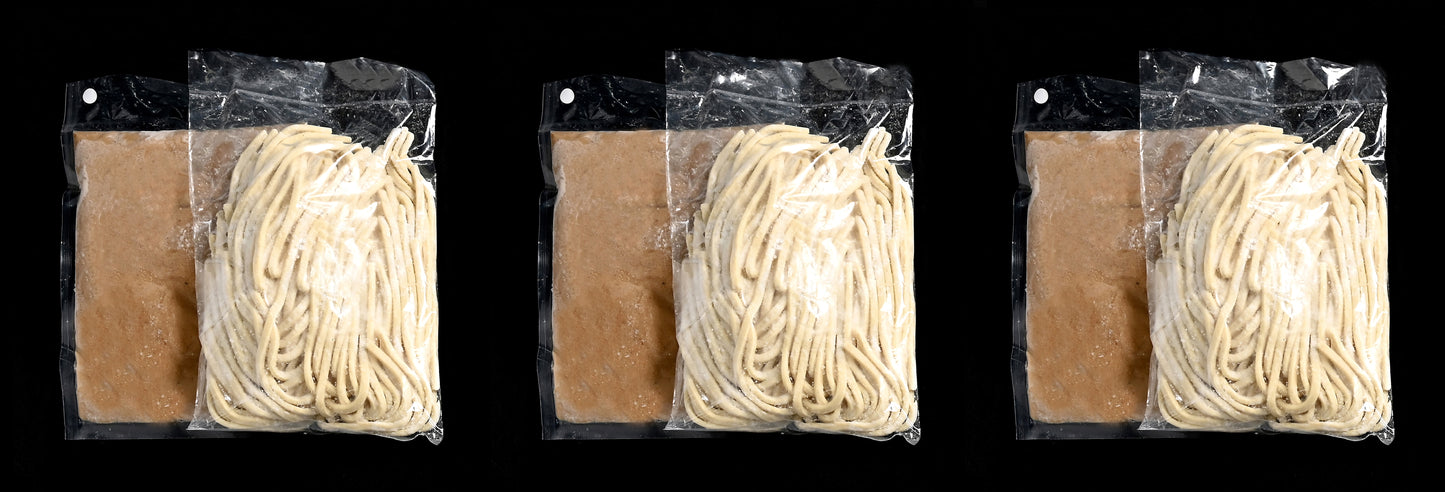濃厚つけ麺・白(海老)3食セット