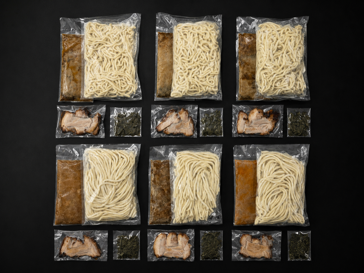 【期間限定】極太手揉み煮干油そば6食セット