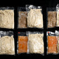 【送料お得】濃厚つけ麺・黒（カツオ）３食＋赤（旨辛）３食セット